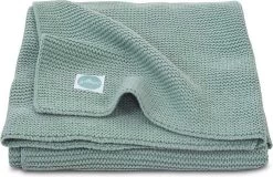 Jollein Baby Deken Wieg 75x100cm Basic Knit - Forest Green