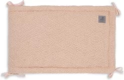 Jollein Bedomrander River Knit 180x35cm - Pale Pink -Babyartikelen Winkel 1200x783 2
