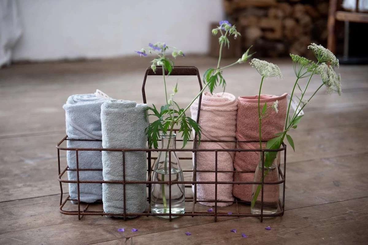 Koeka Baby Badcape Dijon Daily - 100x100cm - Lichtroze 8 Koeka Baby Badcape Dijon Daily - 100x100cm - Lichtroze - Afbeelding 8