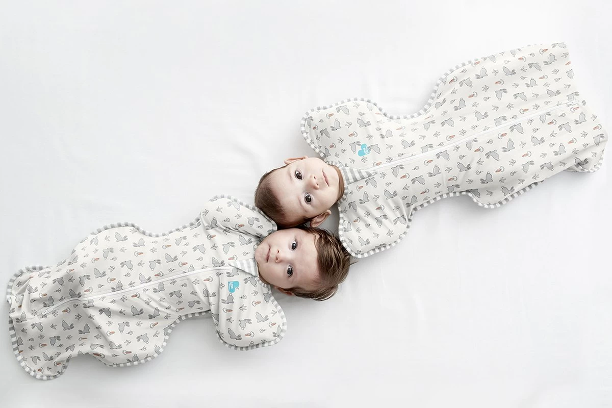 Love To Dream™ Babyslaapzak Swaddle Up™ - Inbakeren - Baby 0-3 Maanden - 3.5-6 Kg - All Season - Bunny 3 Love To Dream™ Babyslaapzak Swaddle Up™ - Inbakeren - Baby 0-3 Maanden - 3.5-6 Kg - All Season - Bunny - Afbeelding 3