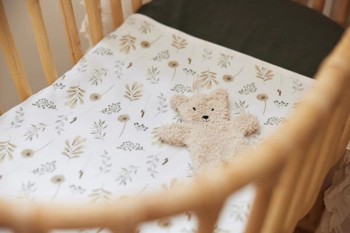 Jollein Baby Deken Wieg Jersey 75x100cm - Wild Flowers 6 Jollein Baby Deken Wieg Jersey 75x100cm - Wild Flowers - Afbeelding 6