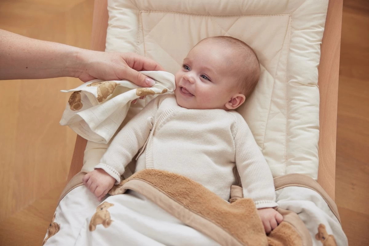 Jollein Baby Deken Ledikant Jersey 100x150cm - Teddy Bear 10 Jollein Baby Deken Ledikant Jersey 100x150cm - Teddy Bear - Afbeelding 10