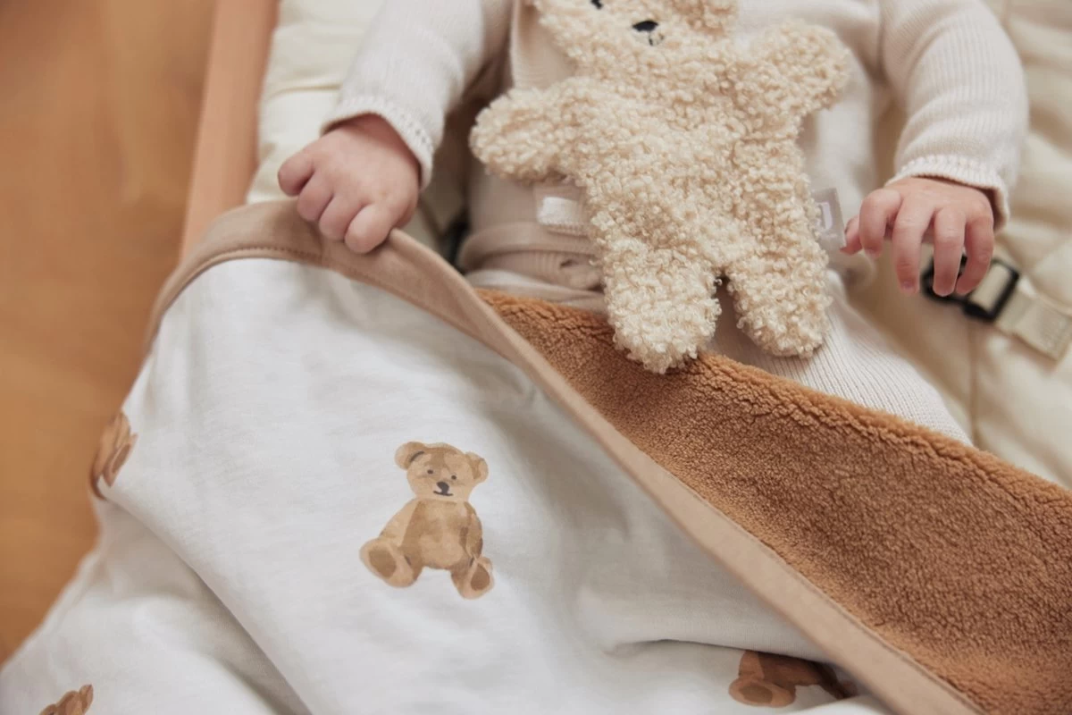 Jollein Baby Deken Ledikant Jersey 100x150cm - Teddy Bear 11 Jollein Baby Deken Ledikant Jersey 100x150cm - Teddy Bear - Afbeelding 11