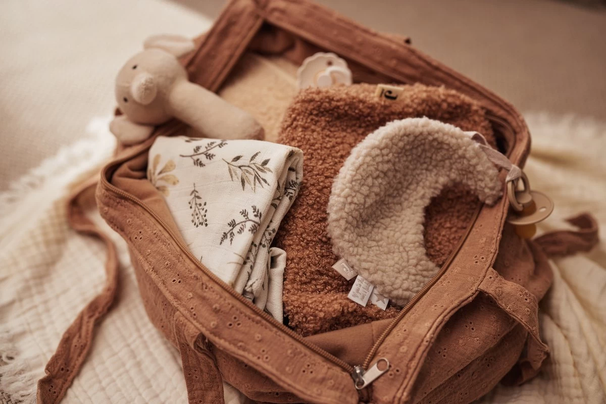 Jollein Shopper Embroidery - Biscuit 9 Jollein Shopper Embroidery - Biscuit - Afbeelding 9