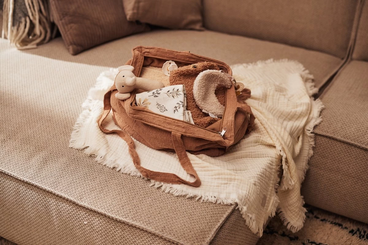 Jollein Shopper Embroidery - Biscuit 10 Jollein Shopper Embroidery - Biscuit - Afbeelding 10