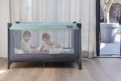 Qute Campingbed Q-sleep Mint/Antra -Babyartikelen Winkel 1200x800 75