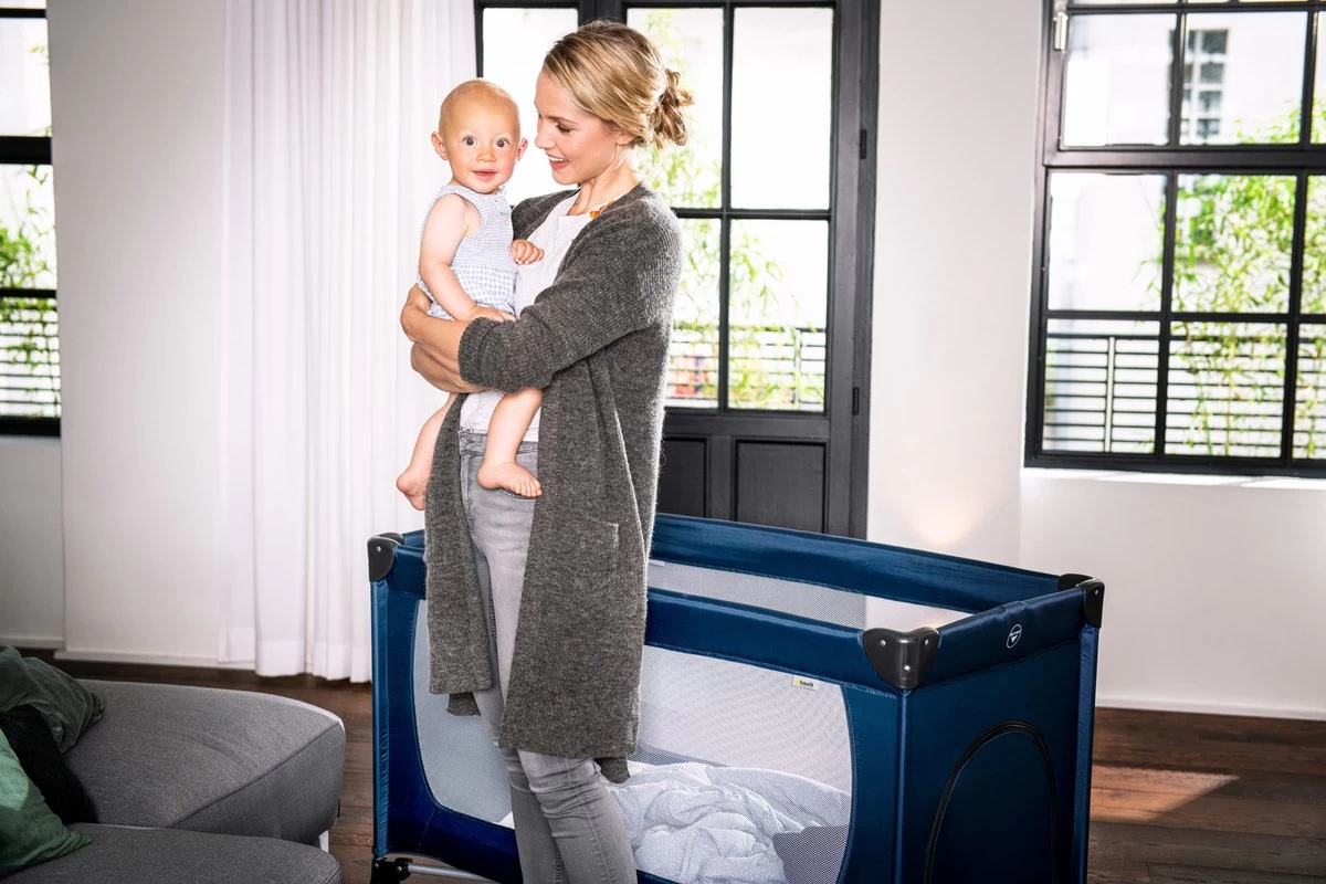 Hauck Dream N Play Plus Campingbedje - Navy 10 Hauck Dream N Play Plus Campingbedje - Navy - Afbeelding 10