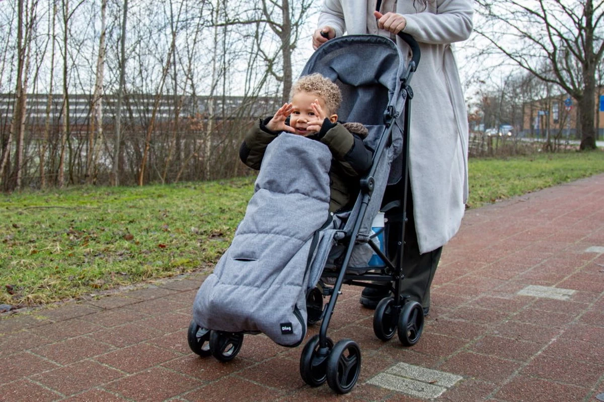 Ding Universele Voetenzak Voor Buggy & Kinderwagen - Grijs 3 Ding Universele Voetenzak Voor Buggy & Kinderwagen - Grijs - Afbeelding 3