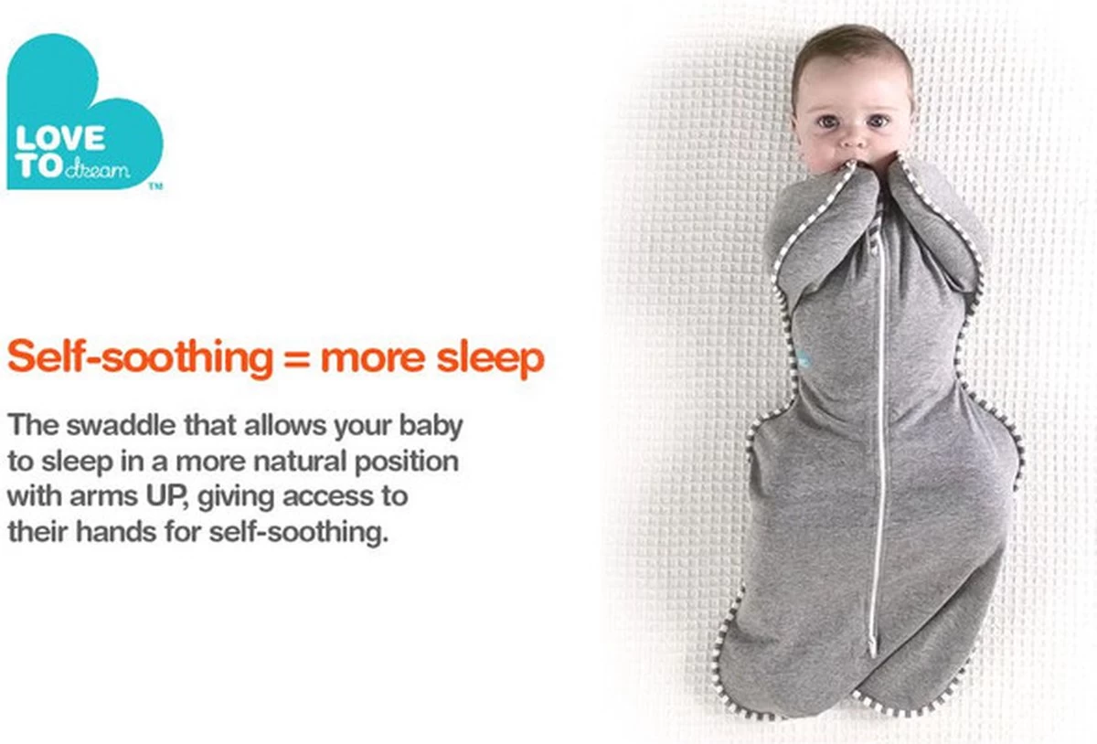 Love To Dream™ Babyslaapzak Swaddle Up™ - Inbakeren - Baby 3-6 Maanden - 6-8.5 Kg - All Season - Grijs 6 Love To Dream™ Babyslaapzak Swaddle Up™ - Inbakeren - Baby 3-6 Maanden - 6-8.5 Kg - All Season - Grijs - Afbeelding 6