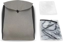 MoMi Wandelwagen - Compacte Lichtgewicht Buggy - Estelle Dakar Met XXL Wielen & Zonnekap - Leopard - Grijs-Goud (geschikt Van 6mnd - 22kg) -Babyartikelen Winkel 1200x814