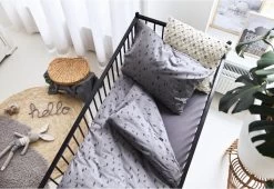 Jollein Baby Hoeslaken Wieg Jersey 40/50x80/90cm - Storm Grey -Babyartikelen Winkel 1200x824 4