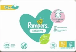 Pampers® Pampers - Sensitive - Billendoekjes - 1872 Doekjes - 36 X 52 -Babyartikelen Winkel 1200x825 3