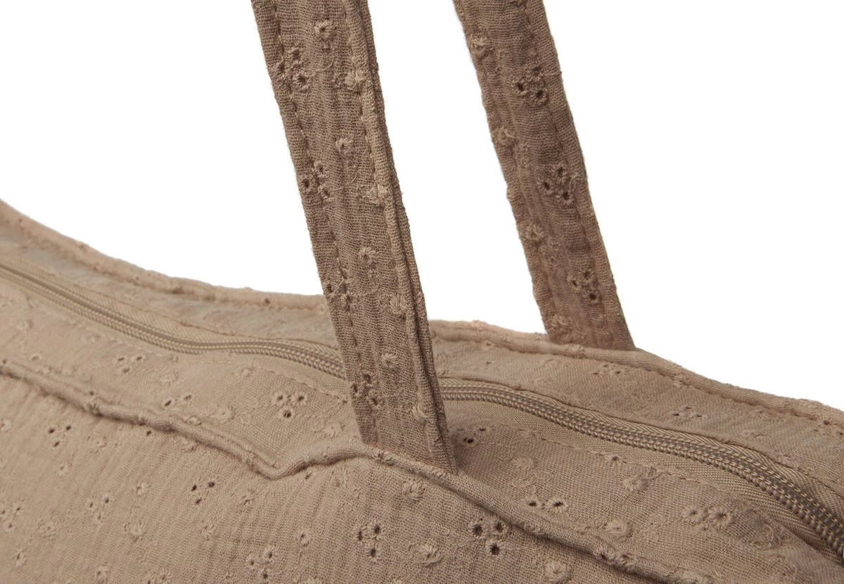 Jollein Shopper Embroidery - Biscuit 6 Jollein Shopper Embroidery - Biscuit - Afbeelding 6