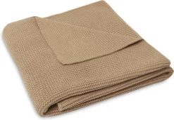 Jollein Baby Deken Wieg 75x100cm Basic Knit - Biscuit -Babyartikelen Winkel 1200x833 2