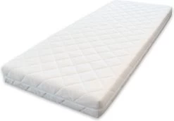 Babymatras 50x80 Wiegmatras Koudschuim HR40 Dubbeldoek | Afritsbaar | Wasbaar | Ademend