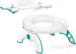 OXO Tot 2-in-1 Plaspotje En WC Verkleiner - Plaspotje Voor Onderweg - Potjes - Potje Peuter- Wit/Teal -Babyartikelen Winkel 1200x854 1