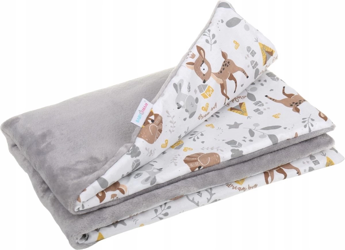 Baby's Exclusief Zachte Deken 75x50cm- Baby Herten 1 Baby's Exclusief Zachte Deken 75x50cm- Baby Herten