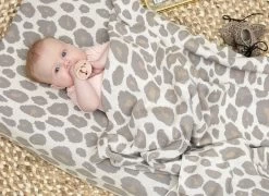 Meyco Panter Wiegdeken - 75x100 Cm - Neutral -Babyartikelen Winkel 1200x876