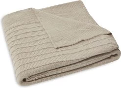 Jollein Baby Deken Wieg Pure Knit - Nougat - GOTS -Babyartikelen Winkel 1200x877 2