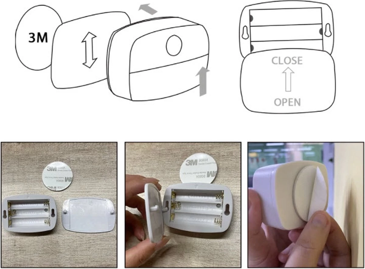 Togadget® - Automatische PIR Motion Bewegingssensor Led Lamp, Automatische PIR Motion Licht, Nachtlampje Met Pir Motion Sensor 5 Togadget® - Automatische PIR Motion Bewegingssensor Led Lamp, Automatische PIR Motion Licht, Nachtlampje Met Pir Motion Sensor - Afbeelding 5