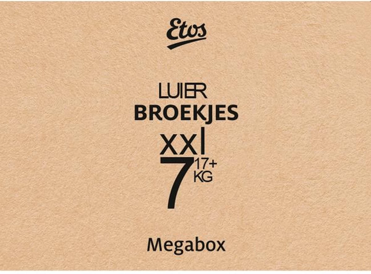 Etos Woezel & Pip Luierbroekjes - XXL - Maat 7 - 17+ Kg - 54 Stuks (3 X 18 Stuks) 2 Etos Woezel & Pip Luierbroekjes - XXL - Maat 7 - 17+ Kg - 54 Stuks (3 X 18 Stuks) - Afbeelding 2