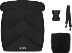 Lionelo Buggy Cloe - Kinderwagen Premium + - Tot 22 Kg - Verstelbare Rugleuning - 5-punts Veiligheidsgordels - Grote Zwenkwielen - Klamboe - Bekerhouder - Lichtgewicht - Compact - Waterdicht -Babyartikelen Winkel 1200x888