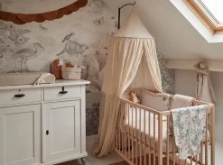 Jollein Bedomrander Bliss Knit 180x35cm - Nougat -Babyartikelen Winkel 1200x890