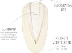 Puckababy Inbakerslaapzak Original Mini 3-6m - Teddy Winter - Pure -Babyartikelen Winkel 1200x896 9