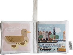 Zacht Babyboekje Amsterdam - 100% Katoen - Fairly Made - In Mooie Geschenkverpakking - Duurzaam En Origineel Kraamcadeau -Babyartikelen Winkel 1200x898