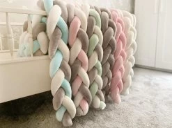 IL BAMBINI Gevlochten Baby Bed Bumper Treccia - Bedomrander - Box Omrander - Hoofdbeschermer - Boxrand - Bedbumper - Stootrand - Boxomrander - (3 Meter) Wit 8 IL BAMBINI Gevlochten Baby Bed Bumper Treccia - Bedomrander - Box Omrander - Hoofdbeschermer - Boxrand - Bedbumper - Stootrand - Boxomrander - (3 Meter) Wit -Babyartikelen Winkel 1200x899 13