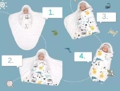 Trivena - Inbakerslaapzak - Baby Slaapzak -100% Katoen - 2-6 Maanden - Nieuw -Babyartikelen Winkel 1200x907 2