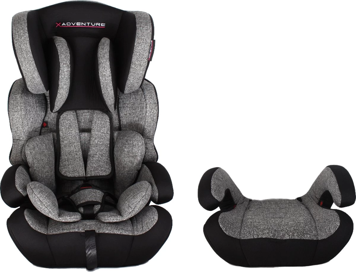 X Adventure Autostoel Premium Groep 1/2/3 (9-36 Kg) - Grijs 1 X Adventure Autostoel Premium Groep 1/2/3 (9-36 Kg) - Grijs