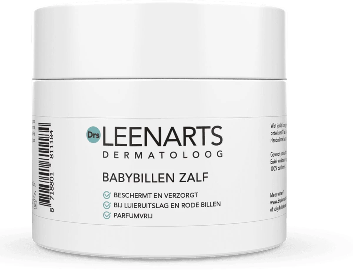 Drs Leenarts Babybillen Zalf - Babyhuidverzorging - Crème - Zalf - Babyzalf - Babycrème - 125ml Pot 2 Drs Leenarts Babybillen Zalf - Babyhuidverzorging - Crème - Zalf - Babyzalf - Babycrème - 125ml Pot - Afbeelding 2