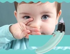 A&K Elektrische Oplaadbare Neuspeer Voor Baby En Kinderen - Inclusief Oplader, Handleiding En Batterijen - Hygiënische Neusreiniger - Baby Aspirator - Neuszuiger - Baby Neuspompje - Toetenveger - Snoetenpoetser - Mintgroen - Neusspoeler -Babyartikelen Winkel 1200x920 6
