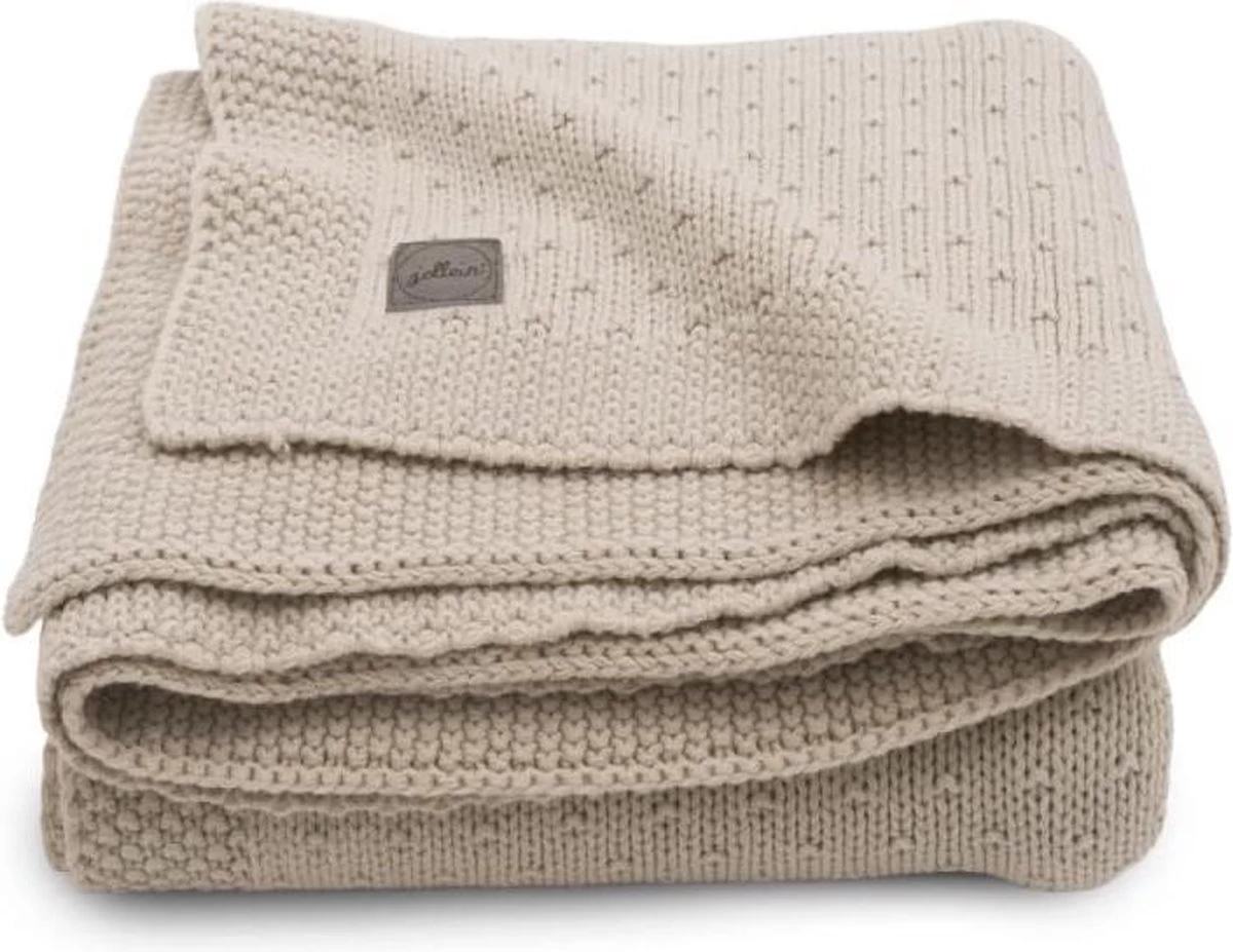 Jollein Baby Deken Wieg 75x100cm Bliss Knit - Nougat 12 Jollein Baby Deken Wieg 75x100cm Bliss Knit - Nougat - Afbeelding 12