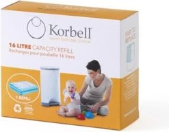 Korbell Luieremmer Navulling - 15L Zak - 3 Stuks 13 Korbell Luieremmer Navulling - 15L Zak - 3 Stuks -Babyartikelen Winkel 1200x931 5