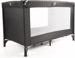 Kekk Campingbed Reisbed Voor Baby Zwart Compact Opvouwbaar Incl Matras 60 X 120 Cm