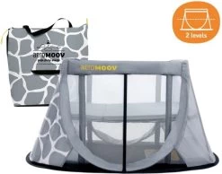 AeroMoov Instant Travel Cot Reisbed - Giraph Sky -Babyartikelen Winkel 1200x941