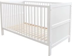 Petite Amélie ® Ledikant - Babybed Met Matras Wit 70x140 Cm - Meegroeibed 0 - 6 Jaar - Groeit Met Je Kind Mee -Babyartikelen Winkel 1200x943