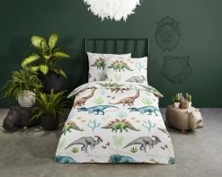 Good Morning Kids Dekbedovertrek Dino-Ledikant (100 X 135 Cm) -Babyartikelen Winkel 1200x959 5
