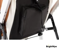 Merkloos BrightWise® Luxe Kinderwagen 3 In 1 Voldoet Aan Alle Europese Veiligheidscertificaten - Wandelwagen - Kinderwagen 3-in-1 Incl Autostoel - Kinderwagen Maxi Cosi – Buggy 3 In 1 - Newborn - Leer - Bruin -Babyartikelen Winkel 1200x967 1