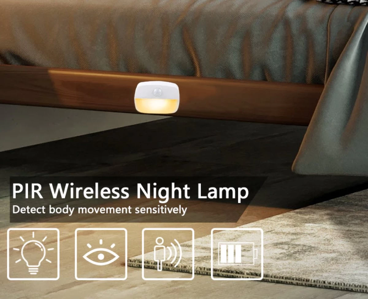 Togadget® - Automatische PIR Motion Bewegingssensor Led Lamp, Automatische PIR Motion Licht, Nachtlampje Met Pir Motion Sensor 9 Togadget® - Automatische PIR Motion Bewegingssensor Led Lamp, Automatische PIR Motion Licht, Nachtlampje Met Pir Motion Sensor - Afbeelding 9