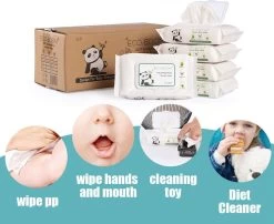 ECOBOOM Bamboo Eco Billendoekjes 9 Pakken (540stks) - 99,5 % Water - Bambo Luierdoekjes - Eco Huiddoekjes - 100 % Afbreekbaar - Bamboe Gezichtdoekjes -Babyartikelen Winkel 1200x980 1