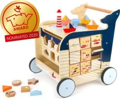 Baby Walvis Loopwagen - Houten Speelgoed Vanaf 1 Jaar -Babyartikelen Winkel 1200x988