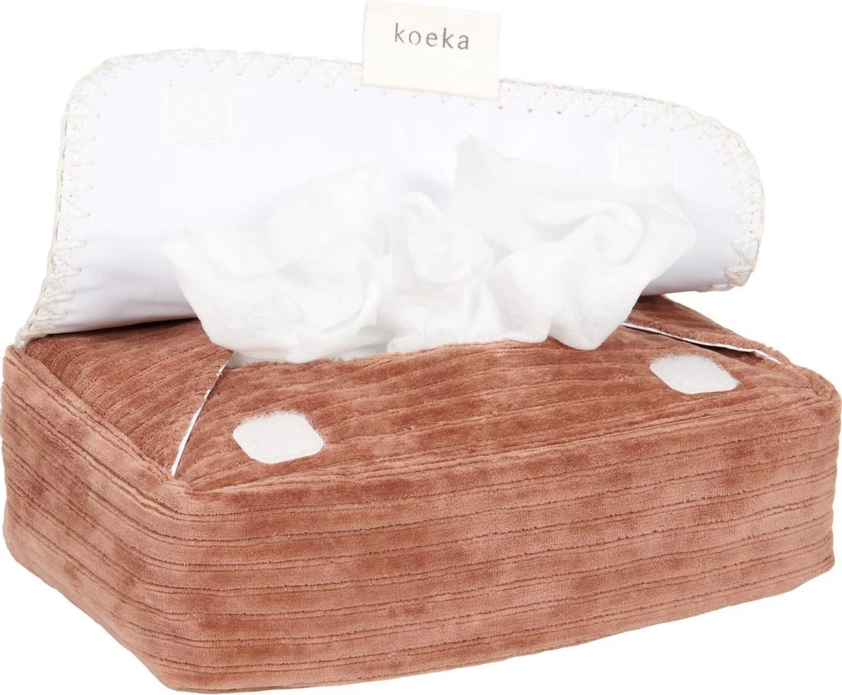 Koeka Hoes Voor Babydoekjes Vik - Bruin 2 Koeka Hoes Voor Babydoekjes Vik - Bruin - Afbeelding 2