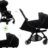 Hamilton By Yoop X1 Plus Kinderwagen - Buggy Met Monteerbare Wieg - Premium Stroller Met One Hand Folding Technologie - Nieuw, Hoger, Uitgebreider 2023 Model - Zwart - Licht, Verstelbaar, Wendbaar En Geschikt Van 0 Maanden Tot 4 Jaar