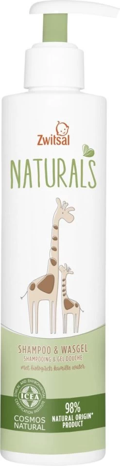 Zwitsal Naturals Shampoo&Wasgel 250ml -Babyartikelen Winkel 310x1200 1
