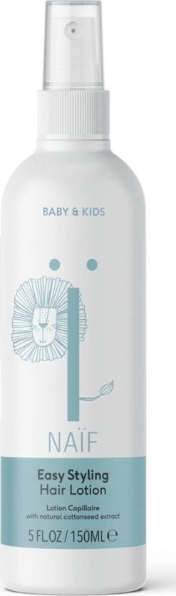 Naïf Easy Styling Haarlotion - Baby En Kind - 150ml - Met Natuurlijke Ingrediënten -Babyartikelen Winkel 355x1200