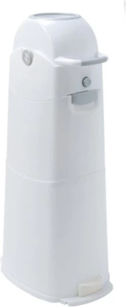 Luieremmer Large Zilver - Groot - Zonder Navulling - Geschikt Voor Pampers En Huggies - Stoma -Babyartikelen Winkel 495x1200 1