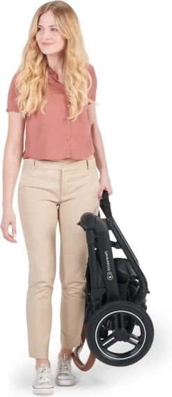 Kinderkraft B-Tour Ash Grey 3-in-1 Combi Kinderwagen Incl. Autostoel KSBTOU00DGR3000 -Babyartikelen Winkel 521x1200 1